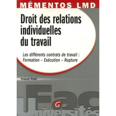 Droit des relations individuelles du travail