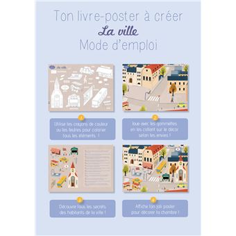 Ton livre-poster à créer : la ville