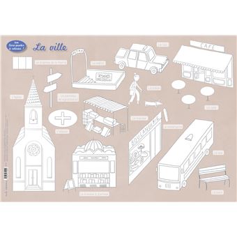 Ton livre-poster à créer : la ville