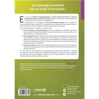 Économie politique du genre