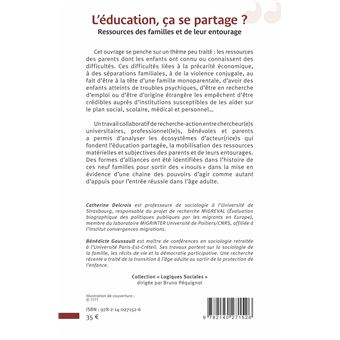 L'éducation, ça se partage ?