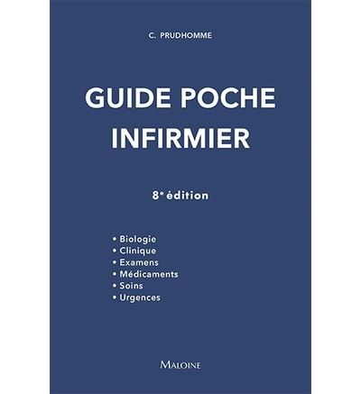 Guide poche infirmier, 8e ed. - Christophe Prudhomme - broché