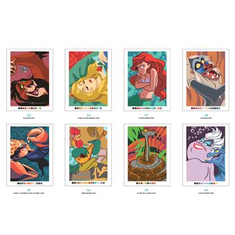 Coloriages mystères Disney - Portraits (trompe l'oeil)