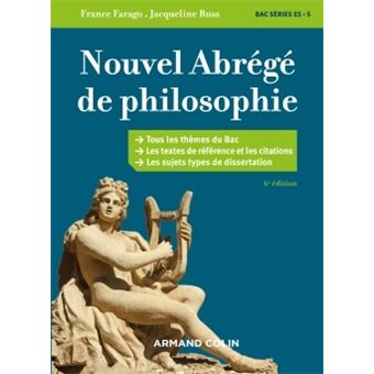 Nouvel Abrégé De Philosophie 6e éd Bac Séries Es Et S - 