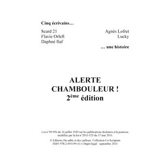 Alerte Chambouleur !