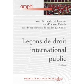 Leçons de droit international public - 2e ed. - 1