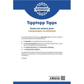 Tipptopp Tipps - Toutes les astuces pour communiquer en allemand - A1/A2