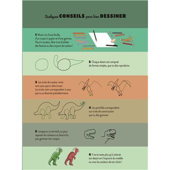 Mes dessins super faciles - Les dinosaures