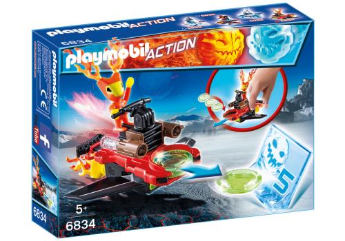 Playmobil Action 6834 Robot de feu avec lance-disques