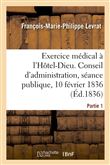 Compte rendu analytique des observations recueillies pendant son exercice médical à l'Hôtel-Dieu.