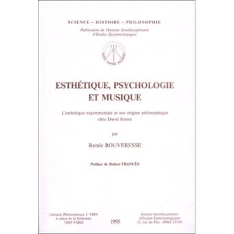 Esthétique, psychologie et musique - l'esthétique expérimentale et son origine philosophique chez David Hume
