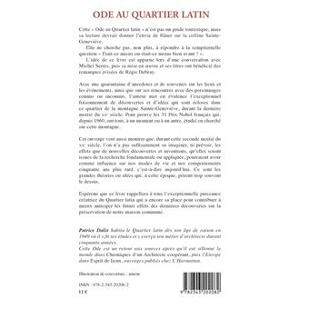 Ode au Quartier latin