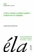 Études de linguistique appliquée - N° 4/2007