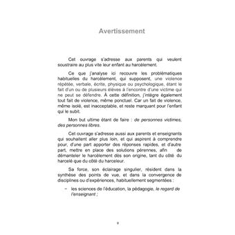 Harcèlement Kit d'Urgence et Solutions Pérennes