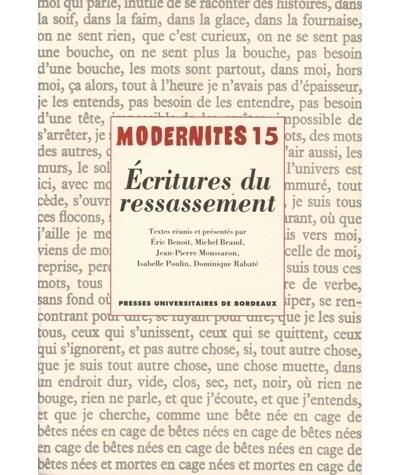 Ecritures du ressassement
