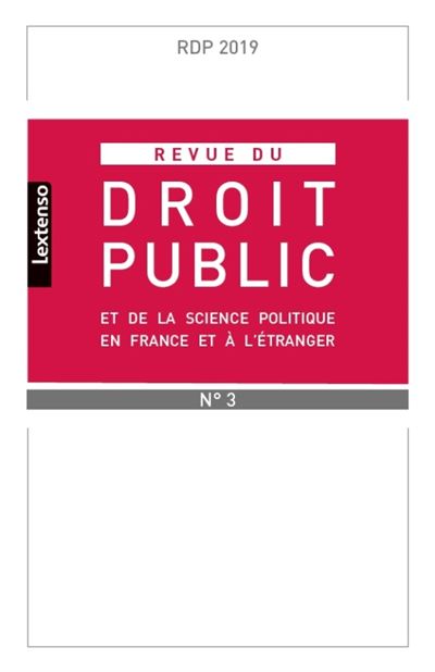 Droit public et science politique,2019-03
