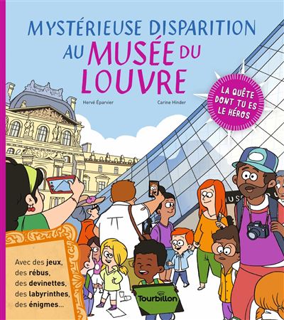 Mystérieuse disparition au musée du Louvre - Hervé Eparvier - cartonné