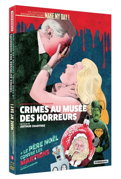 Le Père Noël contre les Martiens / Crimes au musée des horreurs Combo Blu-ray DVD