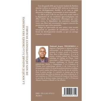 La société madaré à la croisée des chemins de son développement durable