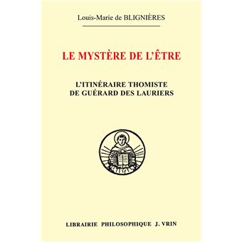 Le mystère de l'Être