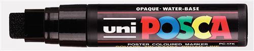 POSCA PC17K PTE XL BISEAUTE NOIR