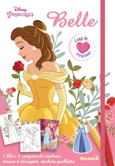 Disney princesses belle coup de coeur creations