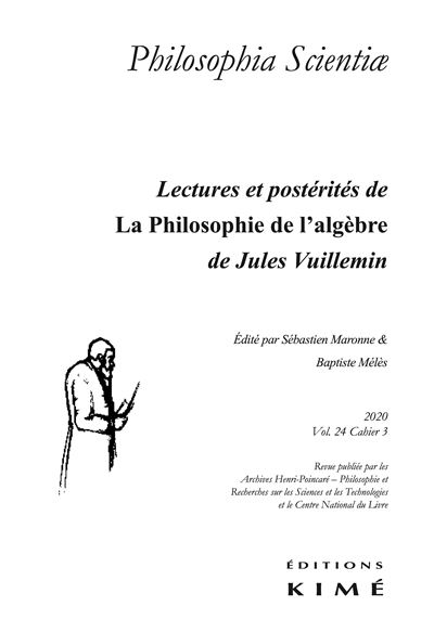 Philosophia Scientiae Vol. 24/3 Philosophie De L'Algèbre De Jules ...