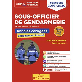 Concours Sous Officier De Gendarmerie Categorie B Annales Et Sujets Inedit Broche Bernadette Lavaud Francois Lavedan Olivier Sorel Achat Livre Fnac