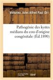Pathogénie des kystes médians du cou d'origine congénitale