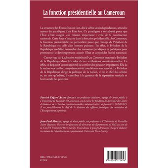 La fonction présidentielle au Cameroun