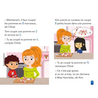 Kim et Tom Maths 1 Début de CP - Le gâteau de Kim et Tom