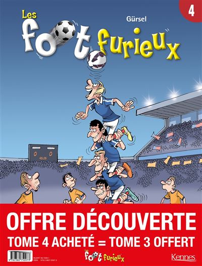 Titre : Les Foots furieux - pack T04 acheté = T03 offert - 2020
