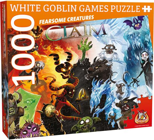 Puzzle Claim : Fearsome Creatures White Goblin Games 1000 Pièces