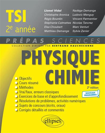 Physique-Chimie TSI 2, TSI 2*