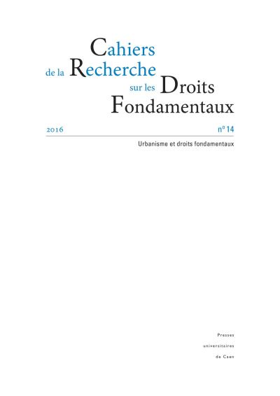 Urbanisme et droit fondamentaux
