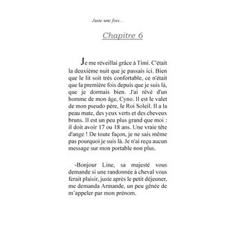 Juste une fois...