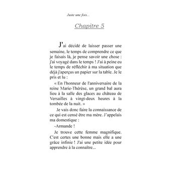 Juste une fois...