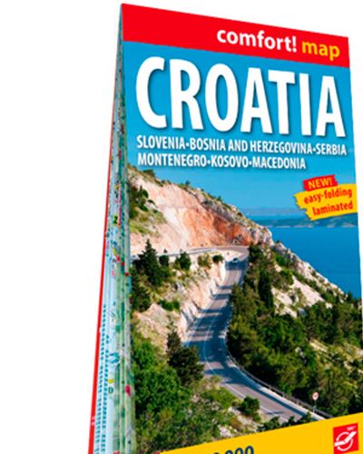 Croatie Slovénie, Bosnie-Herzégovine... 1/750000 (