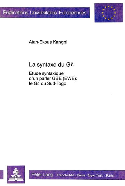 La Syntaxe du ge