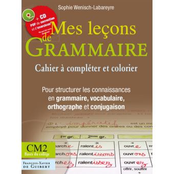 Mes leçons de grammaire CM2