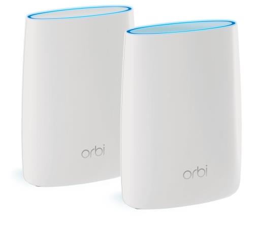 Pack Routeur WiFi Mesh Netgear Orbi AC3000 + Satellite Orbi RBK50