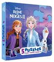 LA REINE DES NEIGES 2 - Mon Petit Livre Puzzle - 5 puzzles 9 pièces - Disney