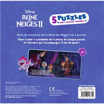 Livre Puzzle Enfant - LES FÉES - 5 puzzles de 20 pièces