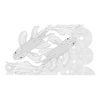 Harmonies zen - Dessins à colorier