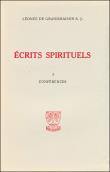 Ecrits spitiruels vol1