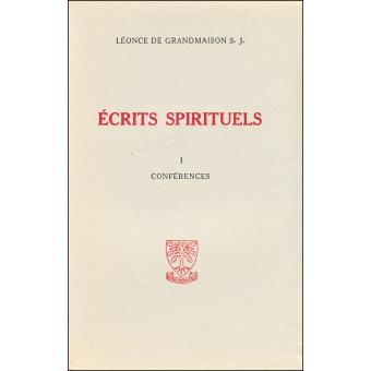 Ecrits spitiruels vol1