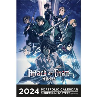Calendrier 2024 Attaque des Titans
