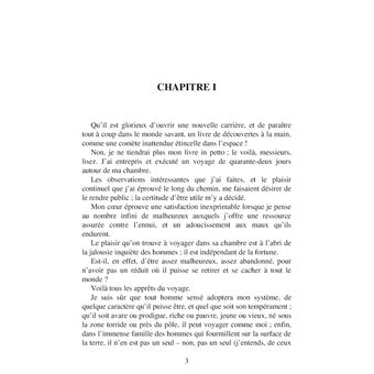 Voyage autour de ma chambre