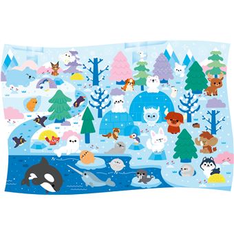 Mon jeu cherche et trouve des bébés animaux  - coffret avec plateau et cartes
