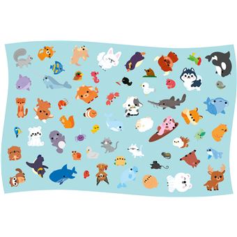 Mon jeu cherche et trouve des bébés animaux  - coffret avec plateau et cartes